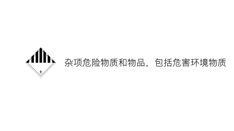 九類-雜項危險物質(zhì)和物品，包括危害環(huán)境物質(zhì)